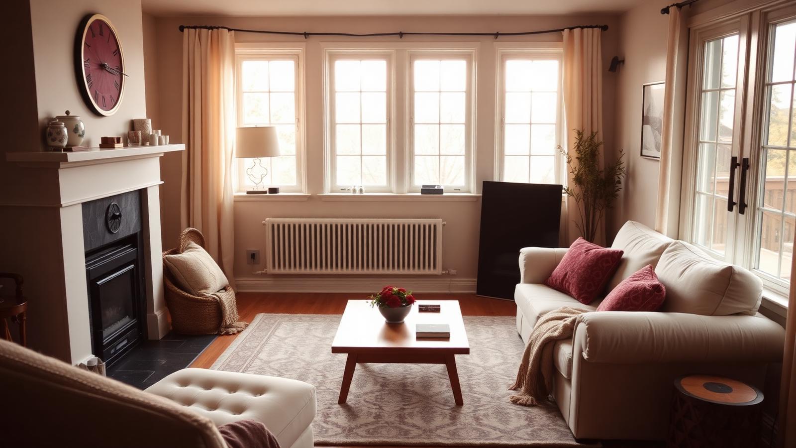 Warm Ontario living room representing the comfort of aging in place